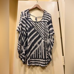 Zebra lush soft blouse